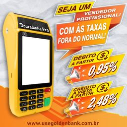 Título do anúncio: Maquineta De Cartão Pro! Taxa Reduzida!