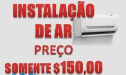 Título do anúncio: Ar Condicionado em Toda Capital Instalação R$150,00 9000bts