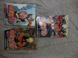 Título do anúncio: 3 volumes de Naruto