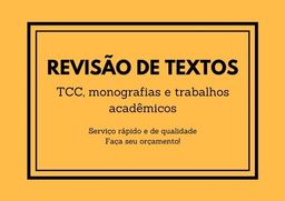 Título do anúncio: Revisão de textos, artigos, monografias e TCCs