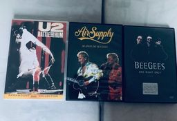 Título do anúncio: DVD Air Supply, Bee Gees, U2 