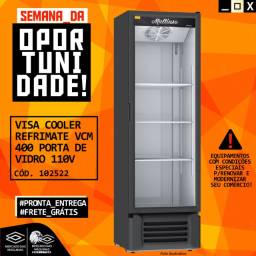 Título do anúncio: Visa Cooler expositor refrigerado Refrimate Vcm 400 Porta De Vidro Novo Frete Grátis
