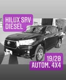 Título do anúncio: Hilux Srv 19/20 Autom. 4x4 Preta S/ Detalhe Completa
