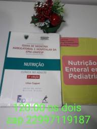 Título do anúncio: Livro nutrição clínica no  adulto e nutrição enteral em pediatria