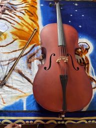 Título do anúncio: Vendo perfeito violoncelo fosco Guarnerí 4/4 no precinho