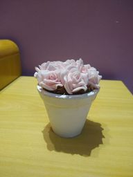 Título do anúncio: Vaso Decorativo Flores Rosas