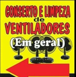 Título do anúncio: Conserto de ventiladores em gerais Fortaleza Ceará