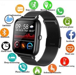 Título do anúncio: Smartwhatch p8 2021 relógio inteligente com  pressão arterial freqüência cardíaca 