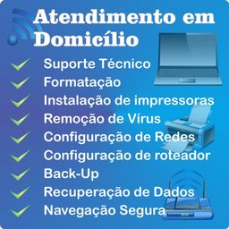 Título do anúncio: Formatação Completa Sem Backup Pc e   Notebook 50$ + Pacote Office Antivirus + Programas