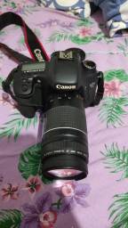 Título do anúncio: Vendo câmera profissional Canon 7d com lente 75-300