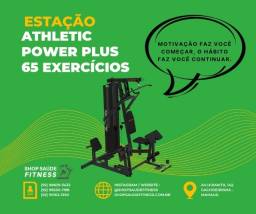 Título do anúncio: Estação de Musculação Athletic Amazon P.Plus 65 Exercicos Com Leg Press + Acessórios
