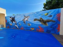 Título do anúncio: Pinturas para Piscina fundo de mar 