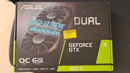 Título do anúncio: Asus Dual Geforce Gtx 1660ti Oc 6 Gb Gddr6 Auto-extreme Usada
