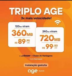 Título do anúncio: Internet age telecom