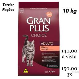 Título do anúncio: Ração GranPlus Choice FRANGO e Carne Gatos adultos 10 kg