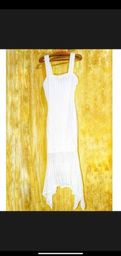Título do anúncio: Vestido branco sereia tricô 