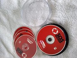 Título do anúncio: Cds virgens SOS Virtos + porta cds de tubo 28 cds  