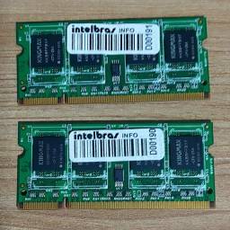 Título do anúncio: Memória Ram DDR2 para Notebook
