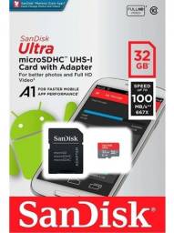 Título do anúncio: Cartão de Memória Ultra Micro 32GB Classe 10 UHS-I - SanDisk