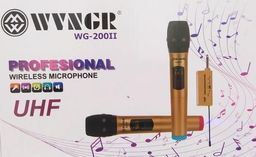 Título do anúncio: Par Microfone Sem Fio Profissional Uhf Alcance 50m Wvngr - Gtec<br>