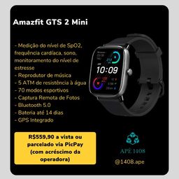 Título do anúncio: Amazfit GTS 2 Mini - Lacrado