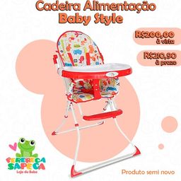 Título do anúncio: Cadeira de Alimentação Baby Style 