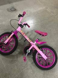 Título do anúncio: Bicicleta infantil Barbie aro 14