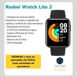 Título do anúncio: Redmi Watch Lite 2? - Lacrado