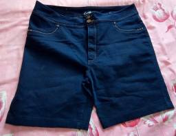 Título do anúncio: Bermuda jeans Feminina Plus Size Semi Nova 