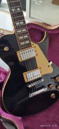 Título do anúncio: Guitarra Les Paul SX Custom braço colado com hardcase original.