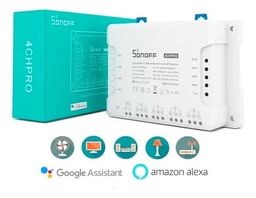 Título do anúncio: Sonoff 4chpro R3 Wifi 433 Mhz Rf Alexa E Google