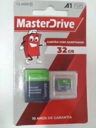 Título do anúncio: Cartão de memória 32GB MasterDrive micro sd + adaptador classe 10