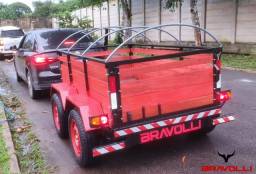 Título do anúncio: Carretinha BRAVOLLI ' PI ° Reboque com entrega em todo Brasil 