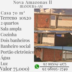 Título do anúncio: Casa NOVA AMAZONAS ll 