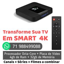 Tv Box Tx3 Mini 4k Octa Core 4 Ram Transforme A Sua Tv Em Smart Audio Tv Video E Fotografia Salvador Olx