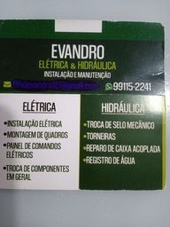 Título do anúncio: Serviço elétrico e hidráulica 