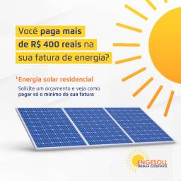 Título do anúncio: Energia Solar Instalada < 1,35KWp Financiamos em até 144x Sem Entrada!