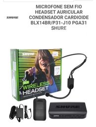 Título do anúncio: Microfone Shure headset.