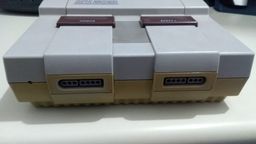 Título do anúncio: Console SNES original com 2 controles Originais Tudo Playtronic
