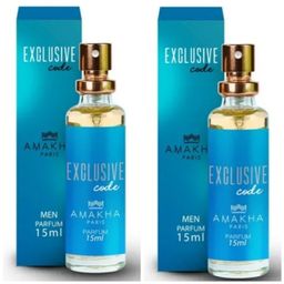 Título do anúncio: 2 Perfumes Exclusive Code Amakha Paris 15ml