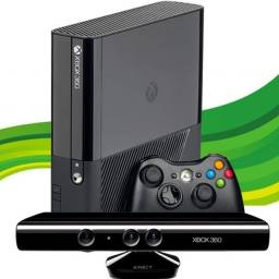 Título do anúncio: Xbox 360 Super Slim + Controle Sem Fio + Kinect + 7 Jogos Originais