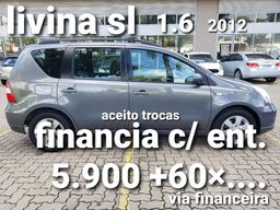 Título do anúncio: LIVINA SL 1.6  2012 ( FINANCIA C/ ENT. 5.900 +60×.. ) ACEITO TROCAS 
