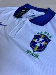 Título do anúncio: Camisa branca do Brasil Nova
