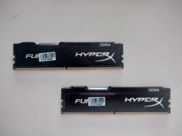 Título do anúncio: Memória RAM 8Gb 2x4Gb Hyperx Fury 2400hz