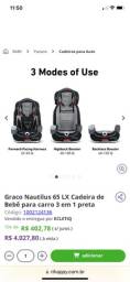 Título do anúncio: Cadeirinha para Automóvel Graco Nautilus - Preto 