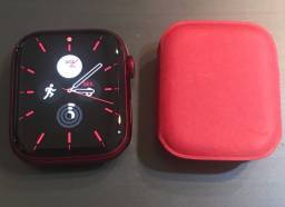 Título do anúncio: Apple Watch 7 46mm Red celular + gps caixa bateria 100% igual novo 
