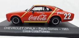 Título do anúncio: Miniatura 1:43 rara Opala Stock Car Coca-Cola/Polwax Paulo Gomes 1983
