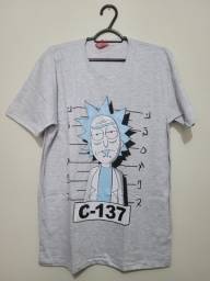 Título do anúncio: Camisa Rick e Morty preso algodão