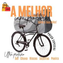 Título do anúncio: Capa de cobrir Bicicleta Bike 100 Impermeável Resistente Raios Uv Sol Chuva Poeira