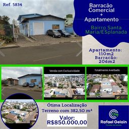 Título do anúncio: Vendo Barracão Comercial com Apartamento no piso superior - Chapecó, SC